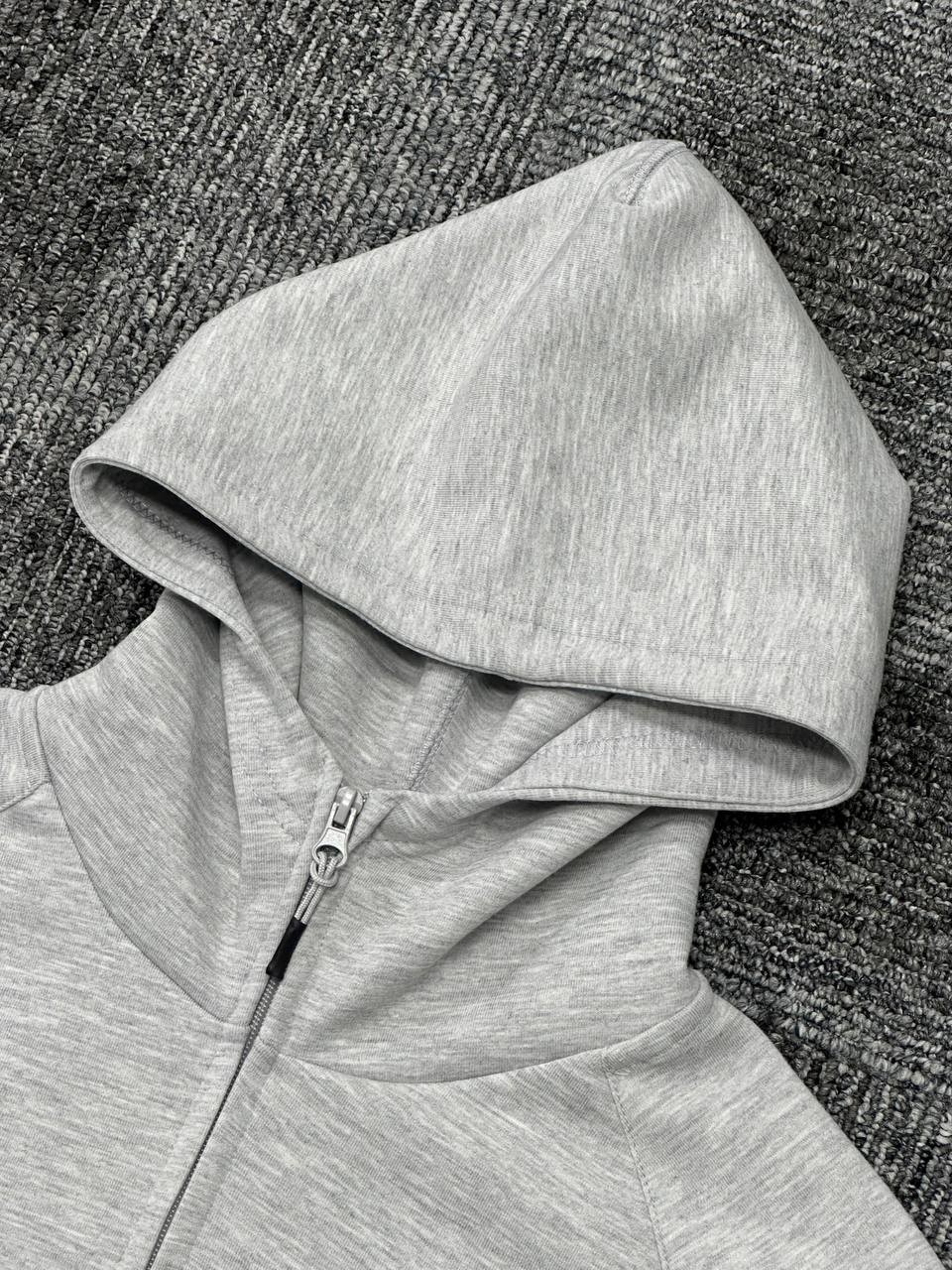 Swoosh Fleece HZ Hoodie - Gri Melanj