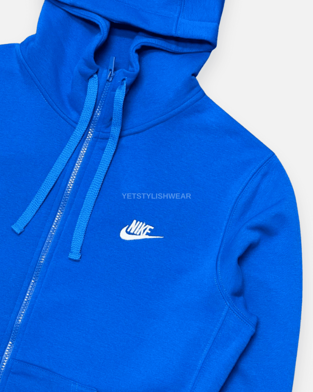 Club Fleece Hırka - Saks Mavisi