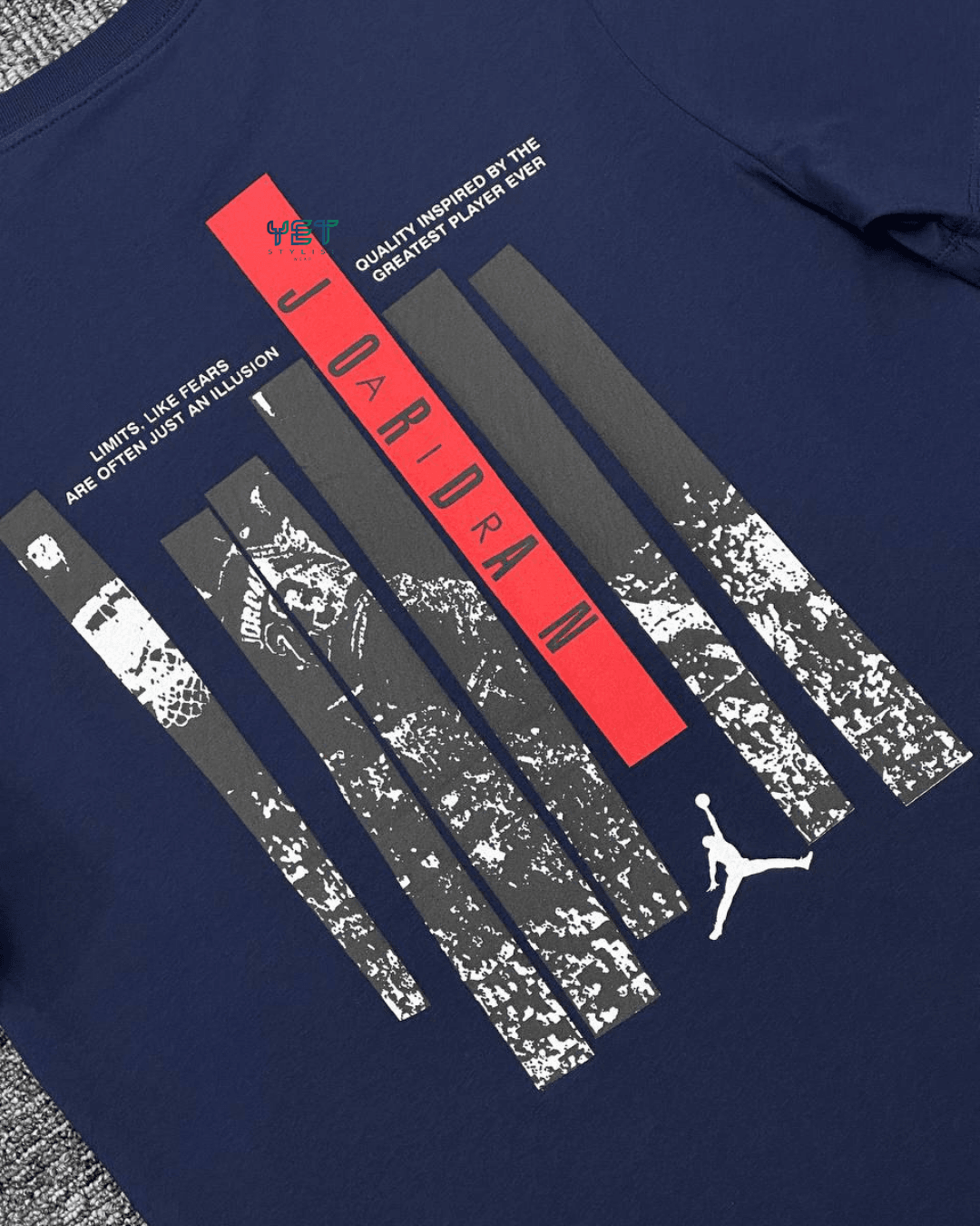 Jrdn M Brand GFX SS Tişört - Lacivert