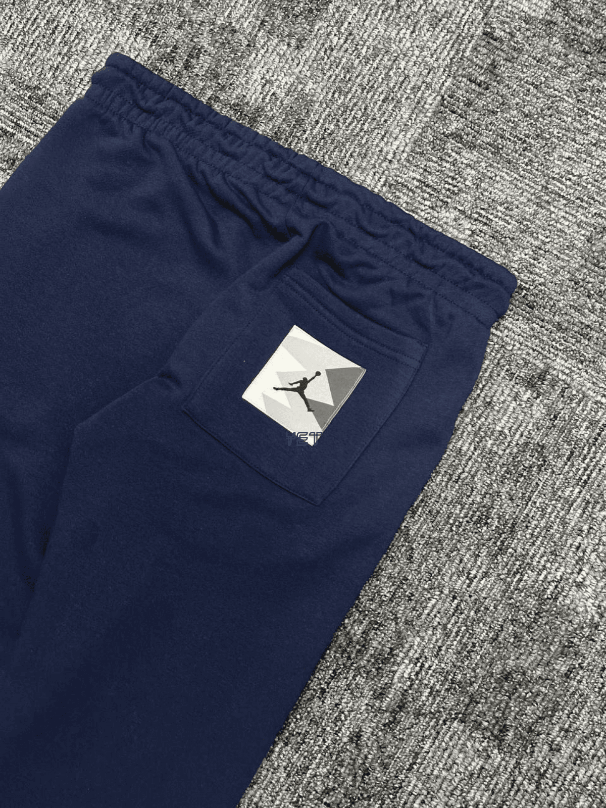 Jrdn Flight MVP HBR Fleece Screen-Printed Graphics Eşofman Altı - Lacivert