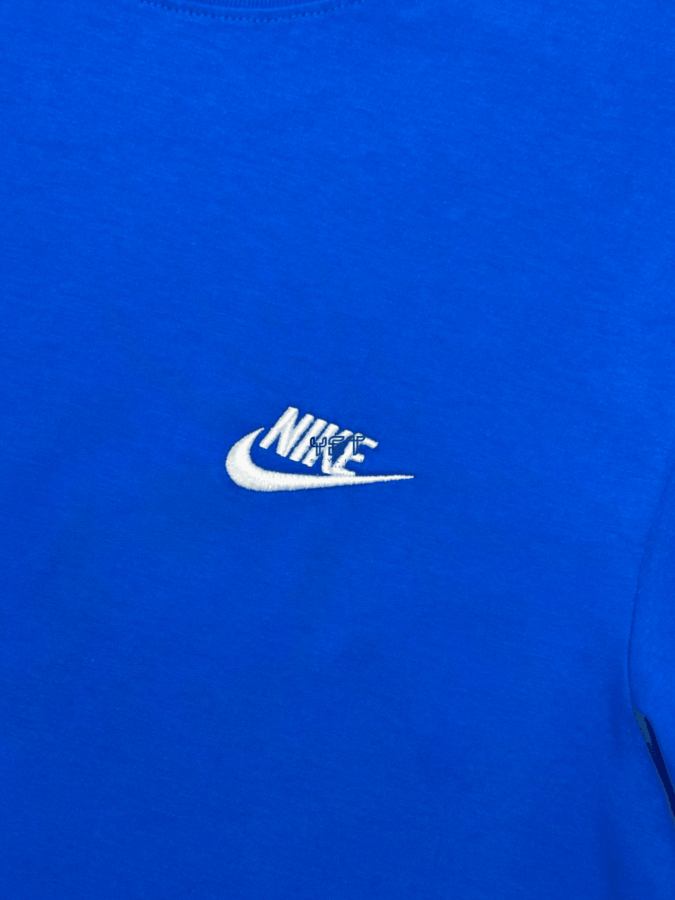 Club Fleece Tişört - Saks Mavisi