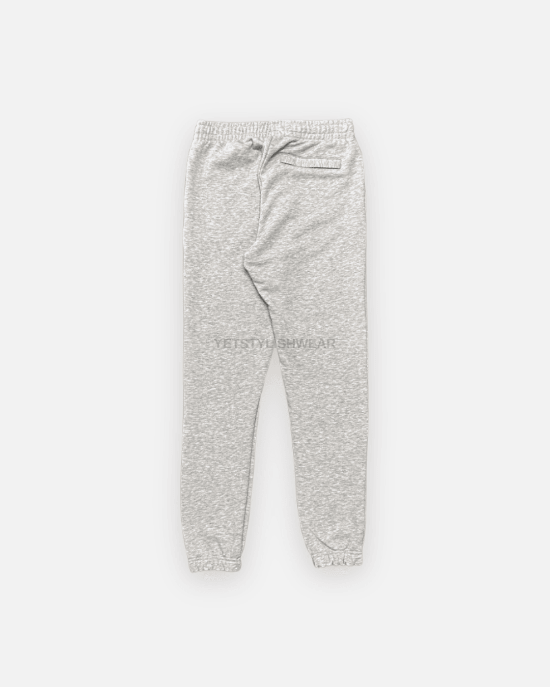 Elastic Cuff Eşofman Altı - Gri Melanj