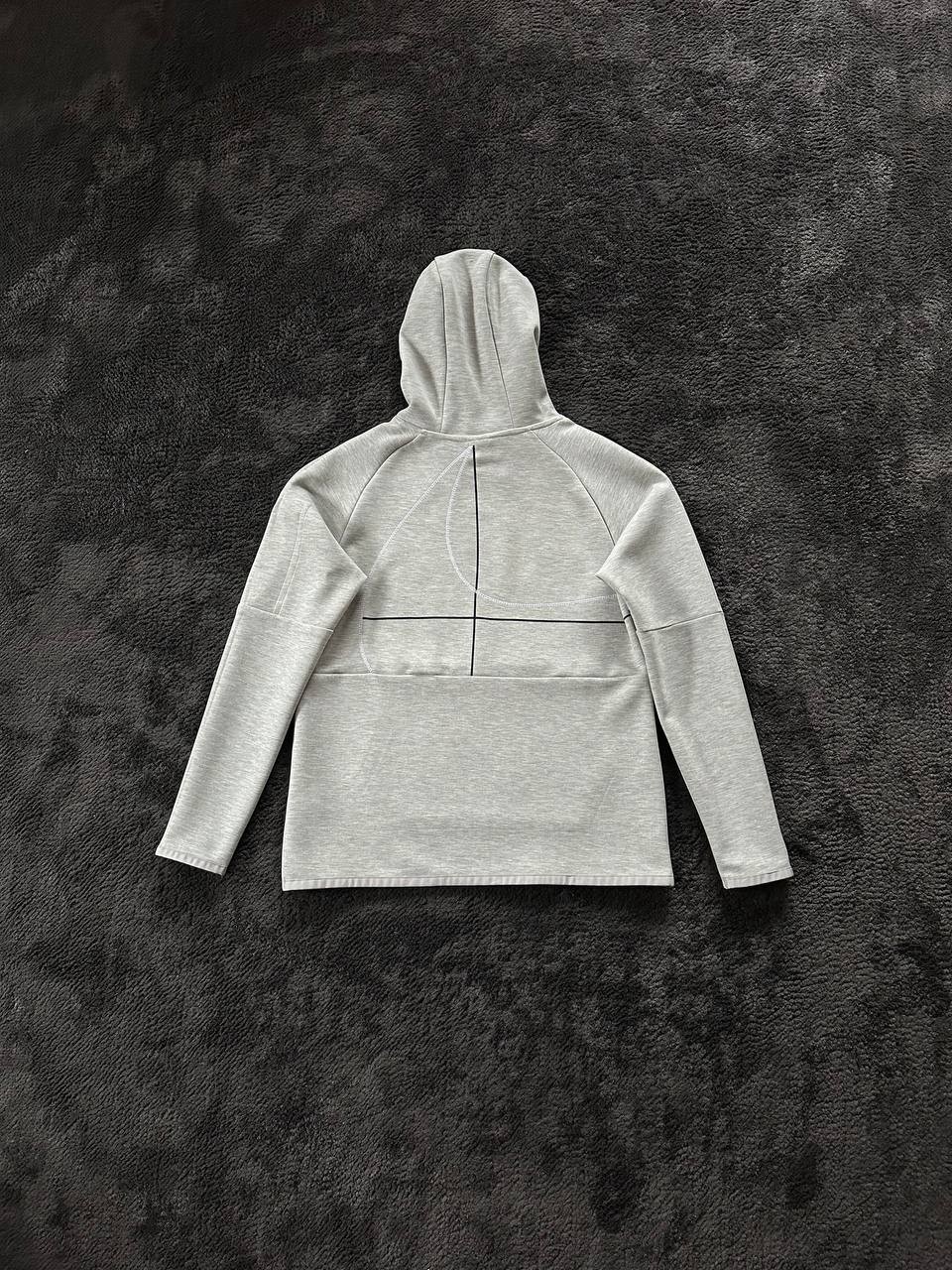 Fleece Tapered Running Trousers Hoodie - Gri Melanj