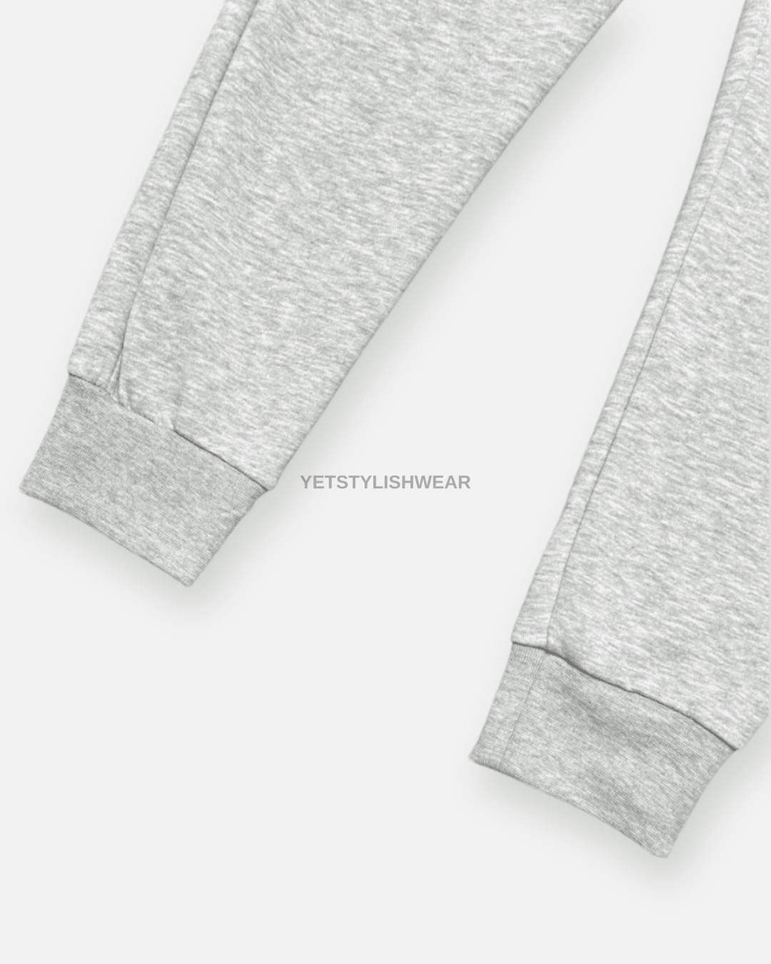 Small Script Logo Fleece Eşofman Altı - Gri Melanj