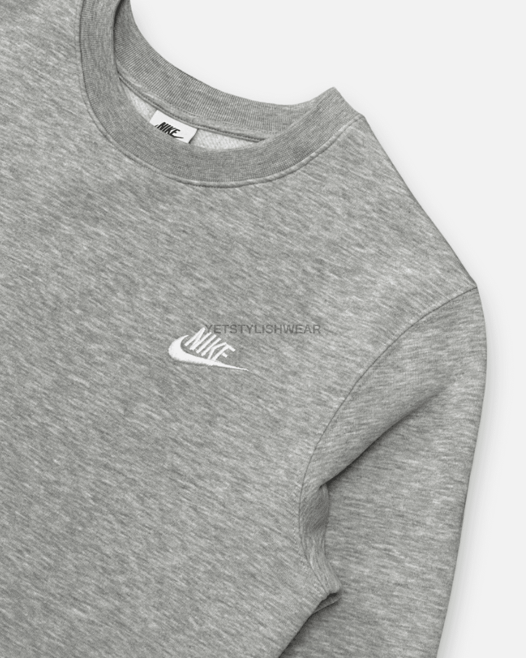 Club Fleece Sweatshirt - Gri Melanj