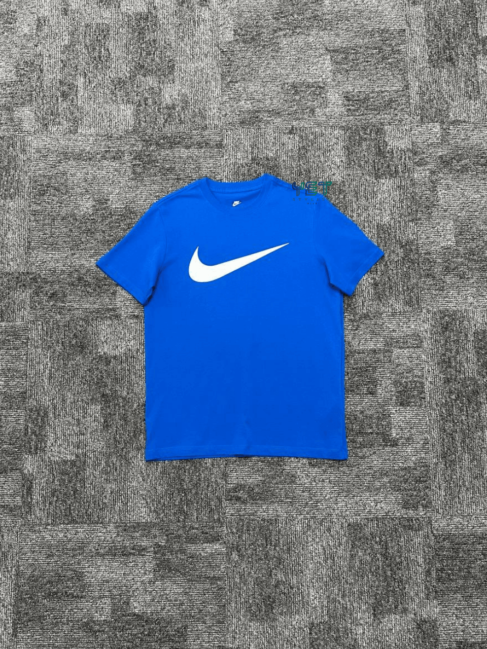 Icon Swoosh Tişört - Saks Mavisi