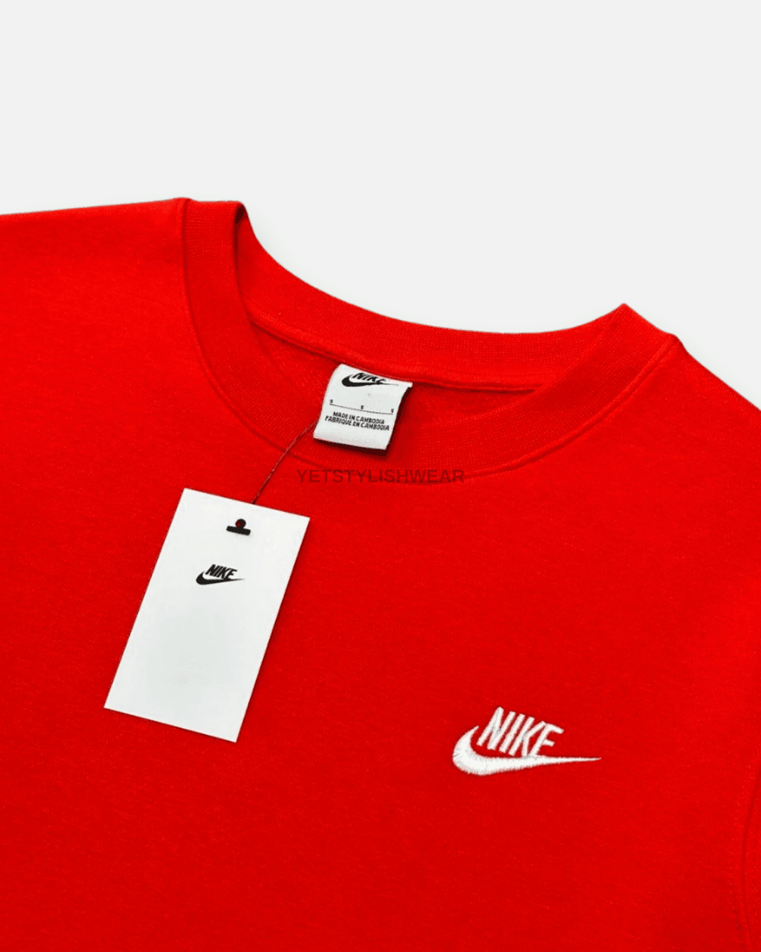 Club Fleece Sweatshirt - Kırmızı