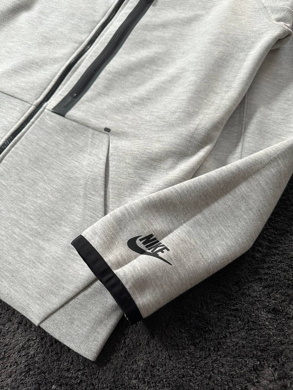 Tech Fleece OG Hırka - Gri Melanj