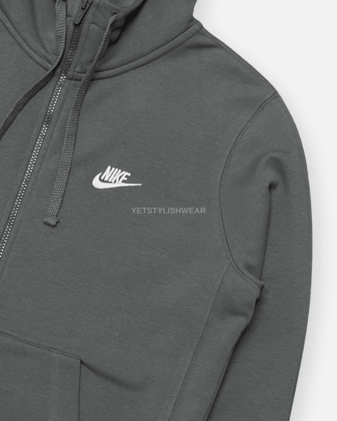 Club Fleece Hırka - Füme