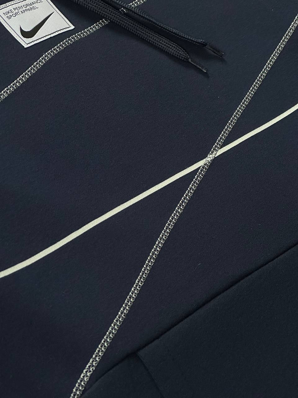 Fleece Tapered Running Trousers Hoodie - Lacivert