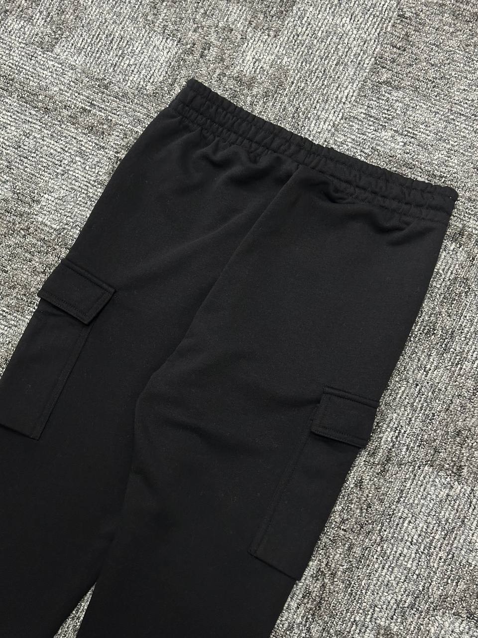 Club Fleece Cargo Eşofman Altı - Siyah