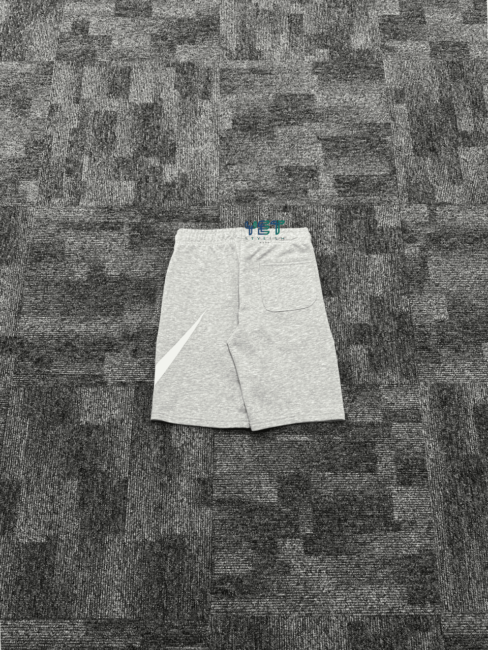 Sportswear Club Şort - Gri Melanj