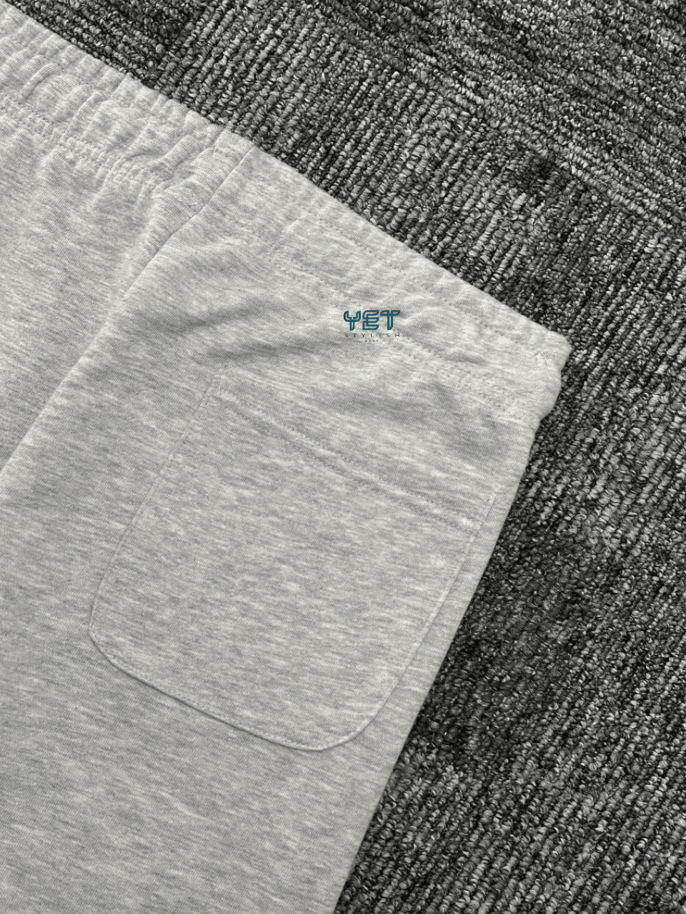 Sportswear Club Şort - Gri Melanj
