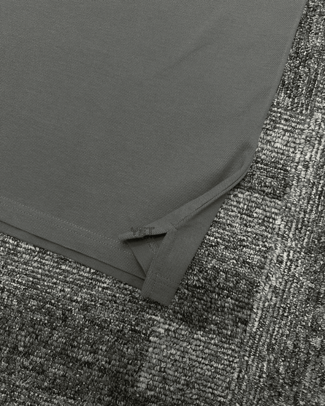 Club Fleece Polo Yaka Tişört - Füme