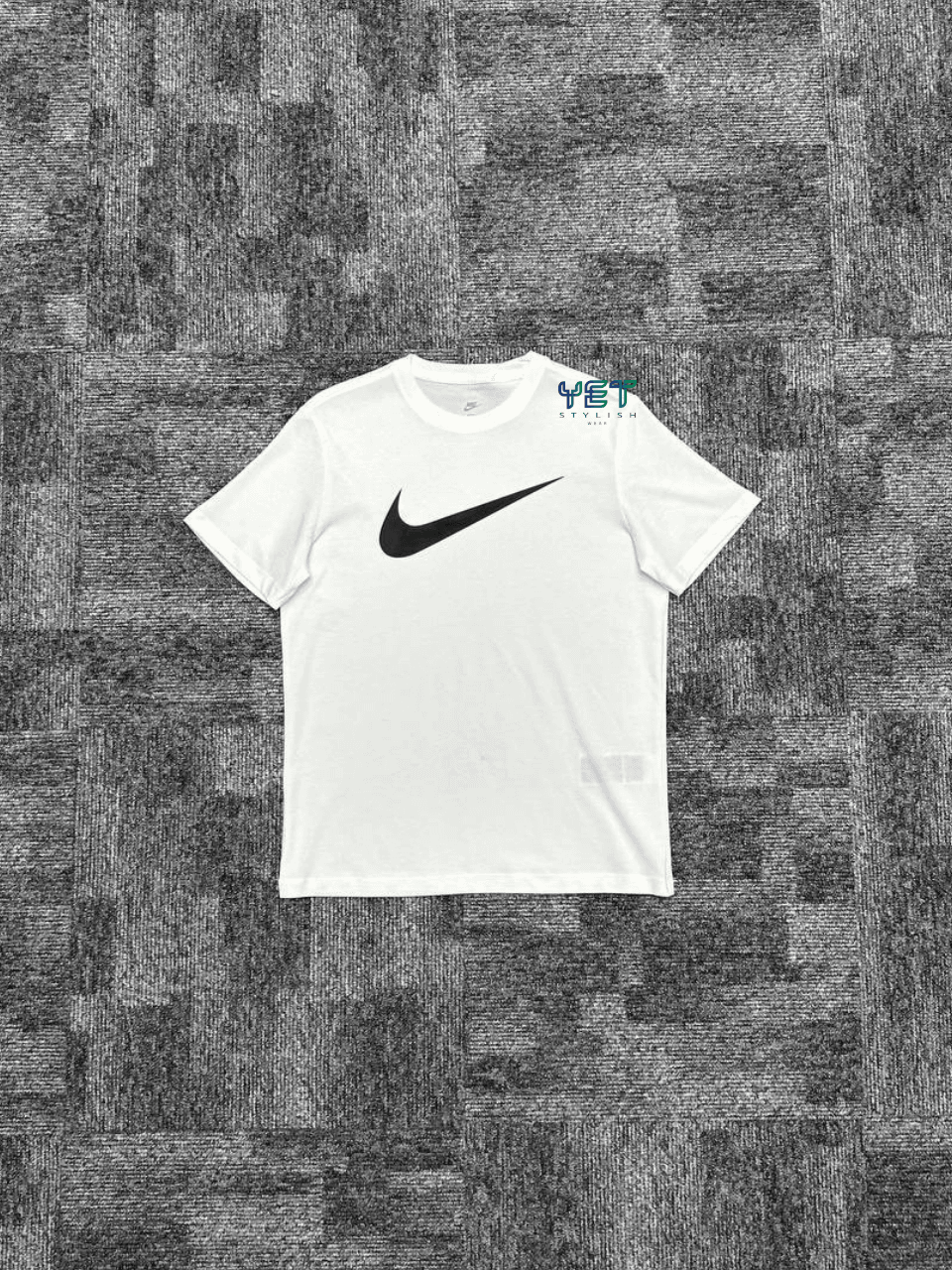 Icon Swoosh Tişört - Ekru Beyaz