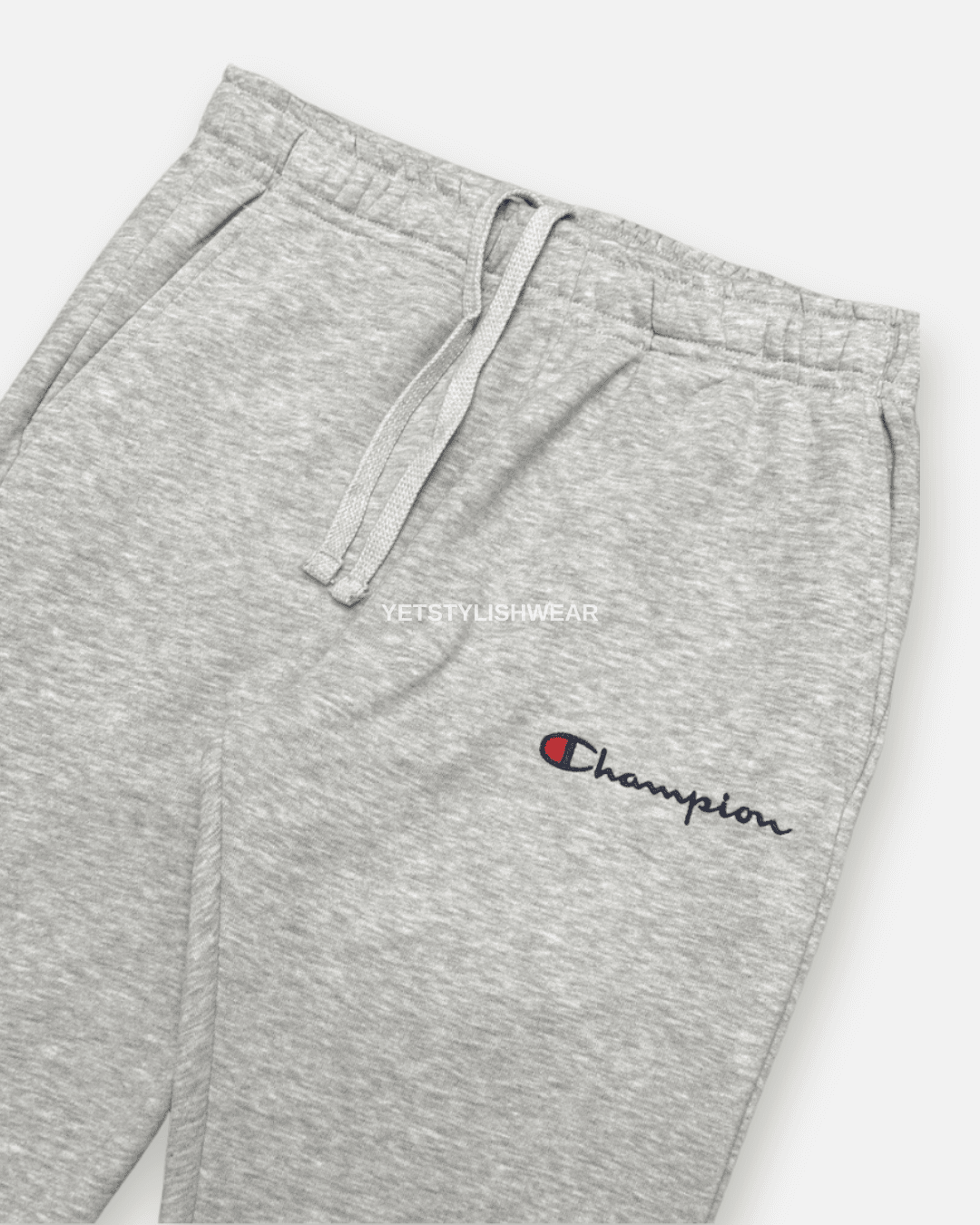 Small Script Logo Fleece Eşofman Altı - Gri Melanj