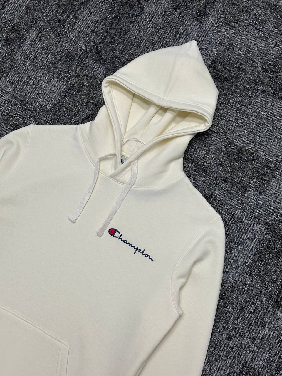 Powerblend Fleece Hoodie  - Ekru Beyaz