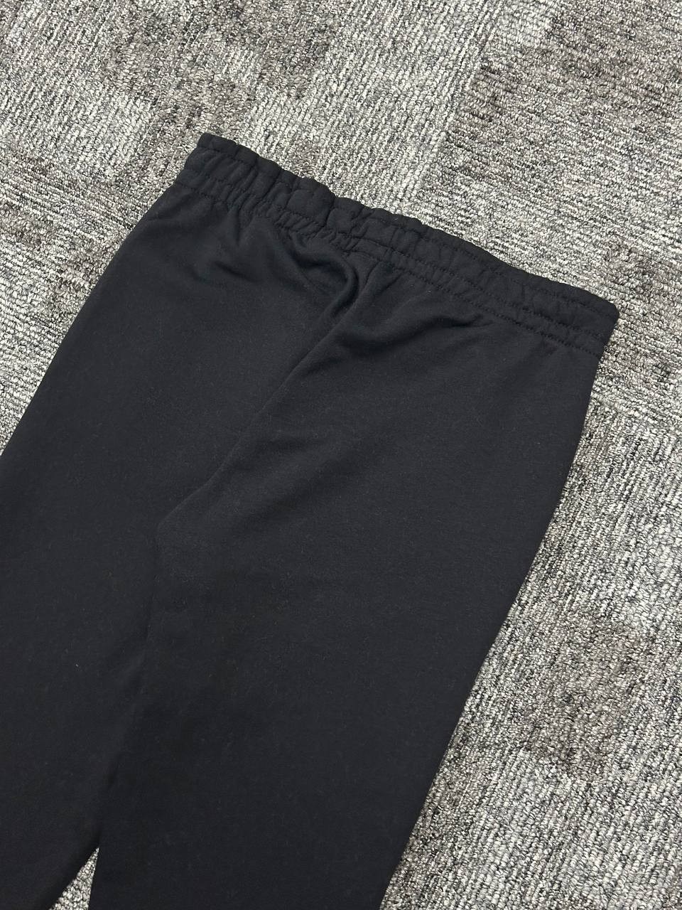 Rib Cuff Eşofman Altı - Siyah