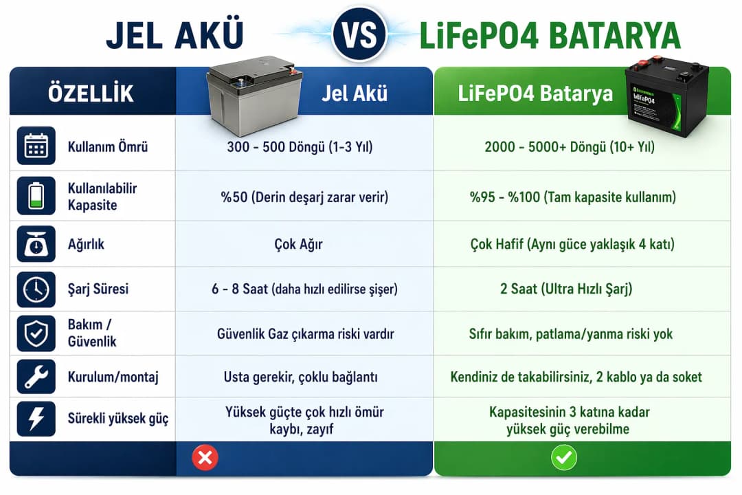 Volta Vsm LİFePO4 Batarya 48 Volt 18 Amper (10 yıl ömür, Yüksek Menzil)