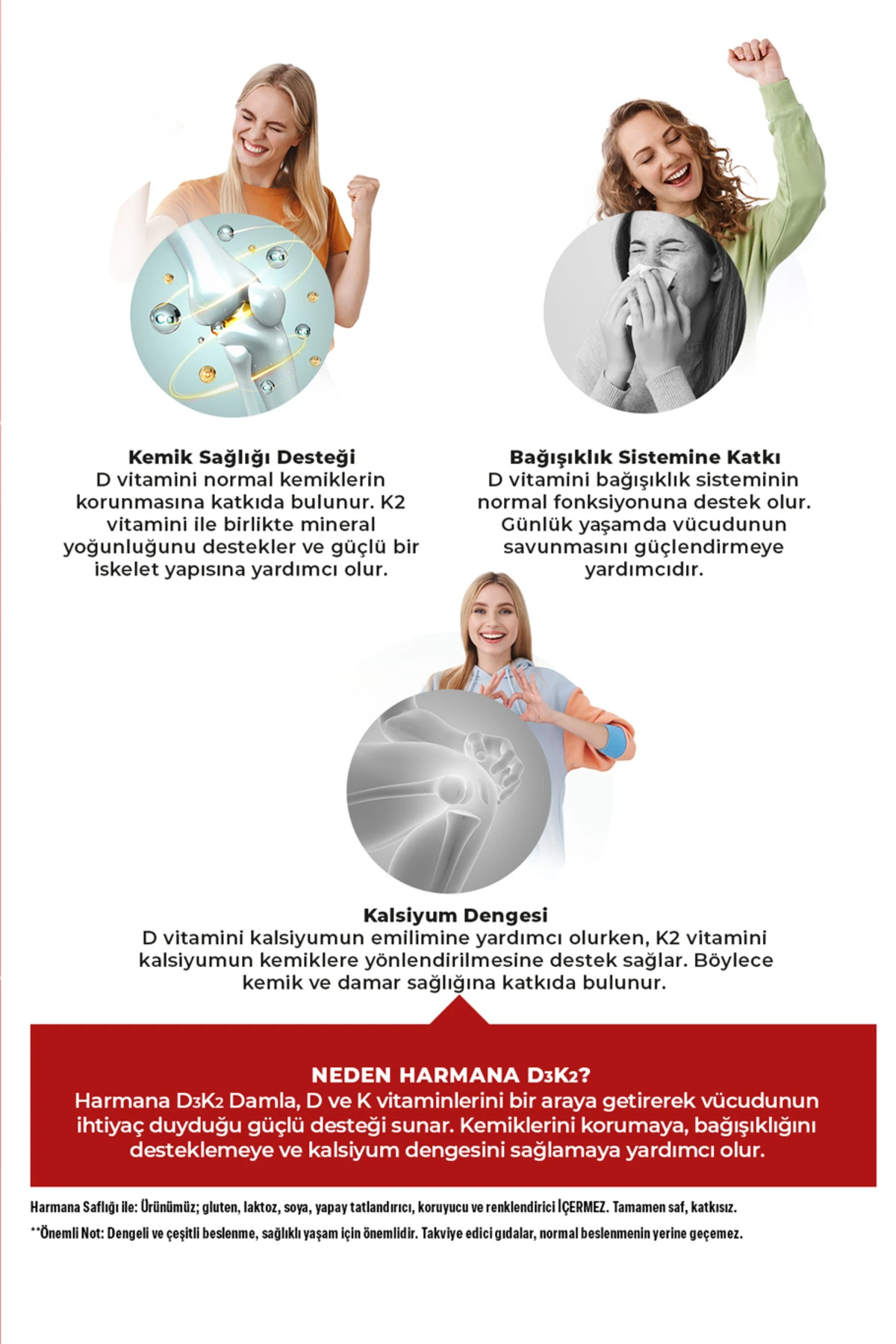 Vitamin D3 K2 Vitamin D ve K İçeren Damla 20 ml