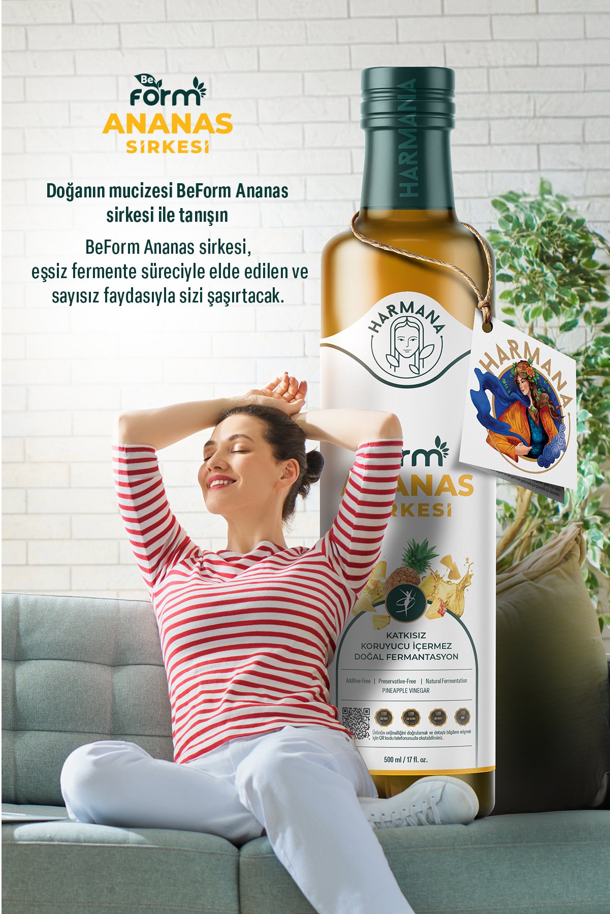 Beform - Ananas Sirkesi 500 ml