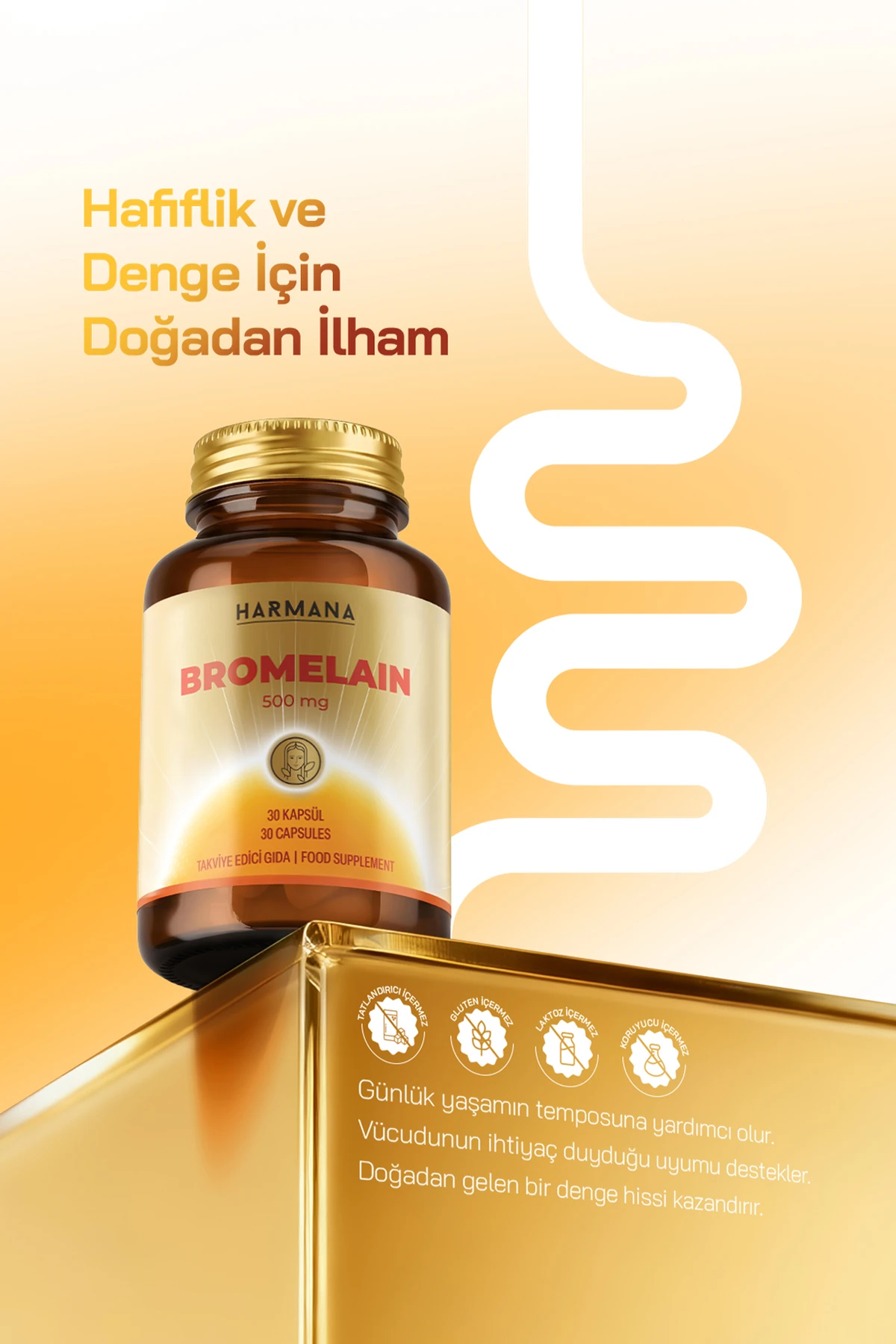 Tam Destek Paketi ~ Özel Seri ~ Magnezyum, Bromelain, D3K2