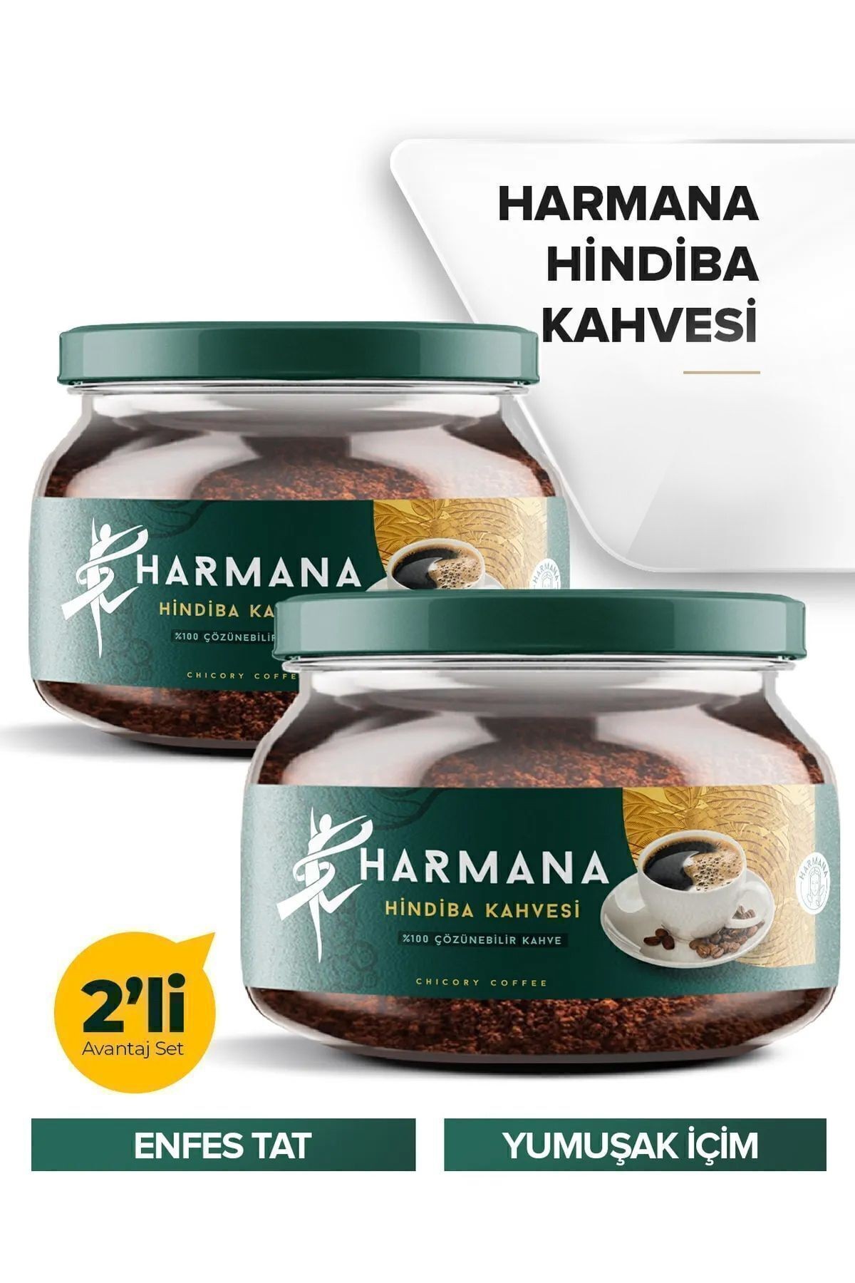 2 Adet Hindiba Kahvesi Detox Kahve 2x 150 gr