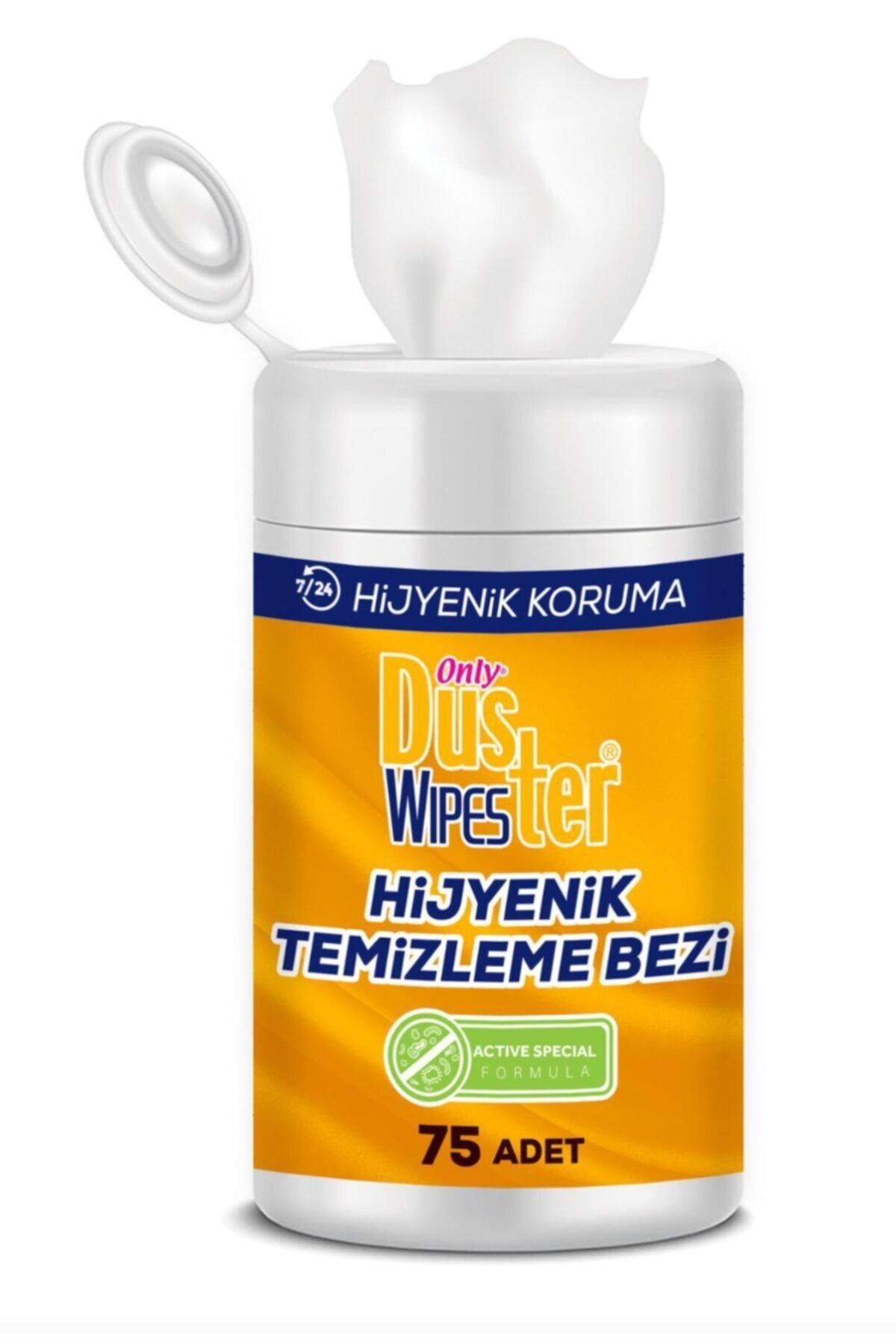 Duster Wipes Hijyenik Yüzey Dezenfektanlı Mendil 75'li