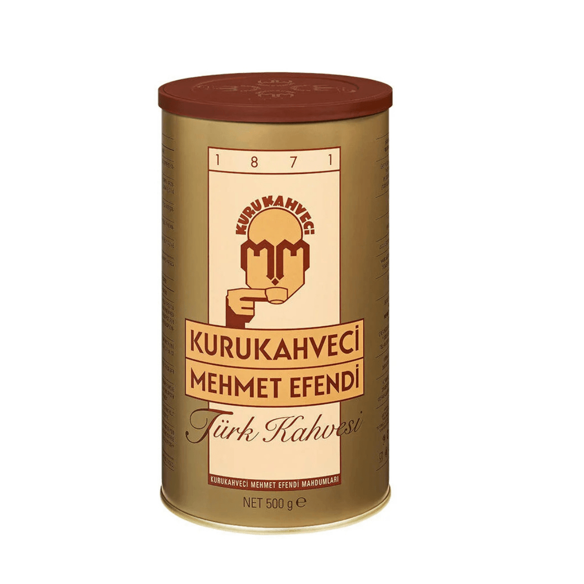 Kurukahveci Mehmet Efendi Türk Kahvesi Teneke Kutu 500 gr