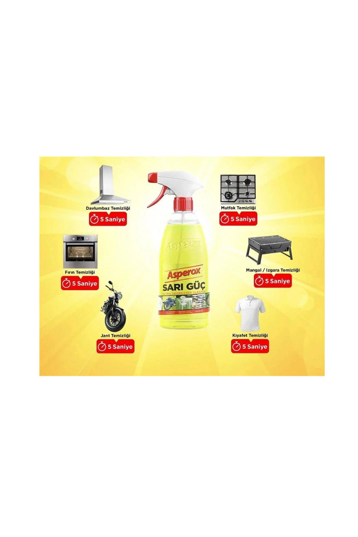 Asperox Sarı Güç Sprey 1 litre