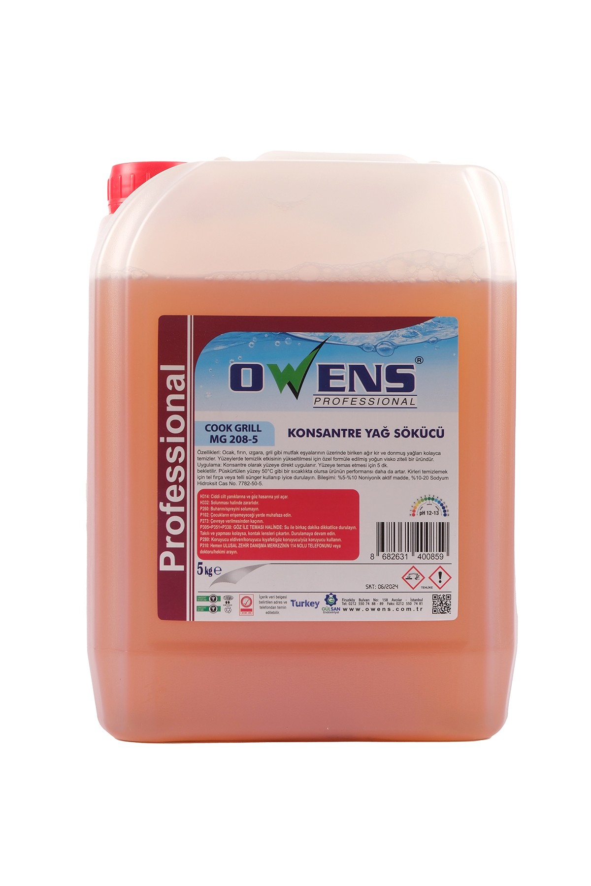 Owens Konsantre Yağ Sökücü 5kg