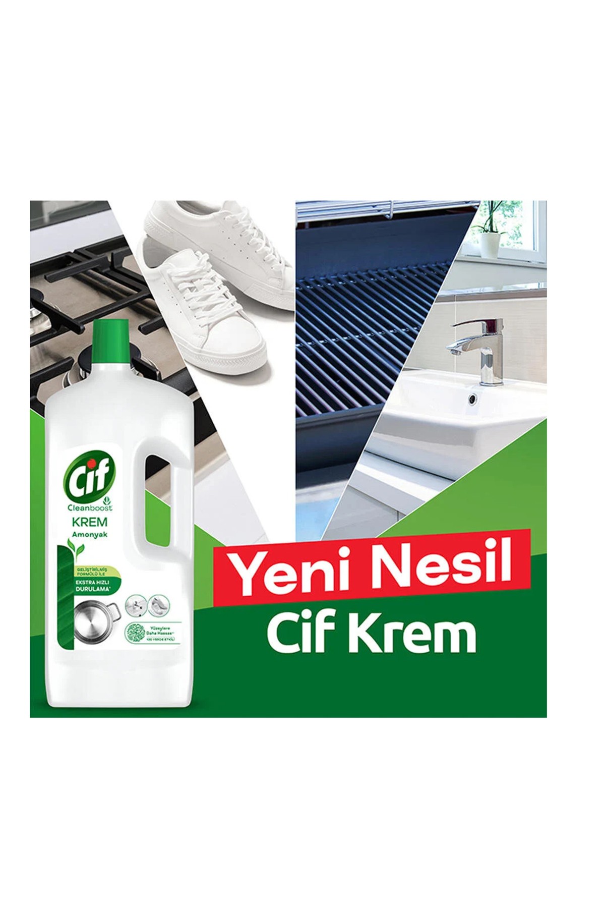 Cif Krem Amonyaklı Yüzey Temizleyicisi 1.5 LT