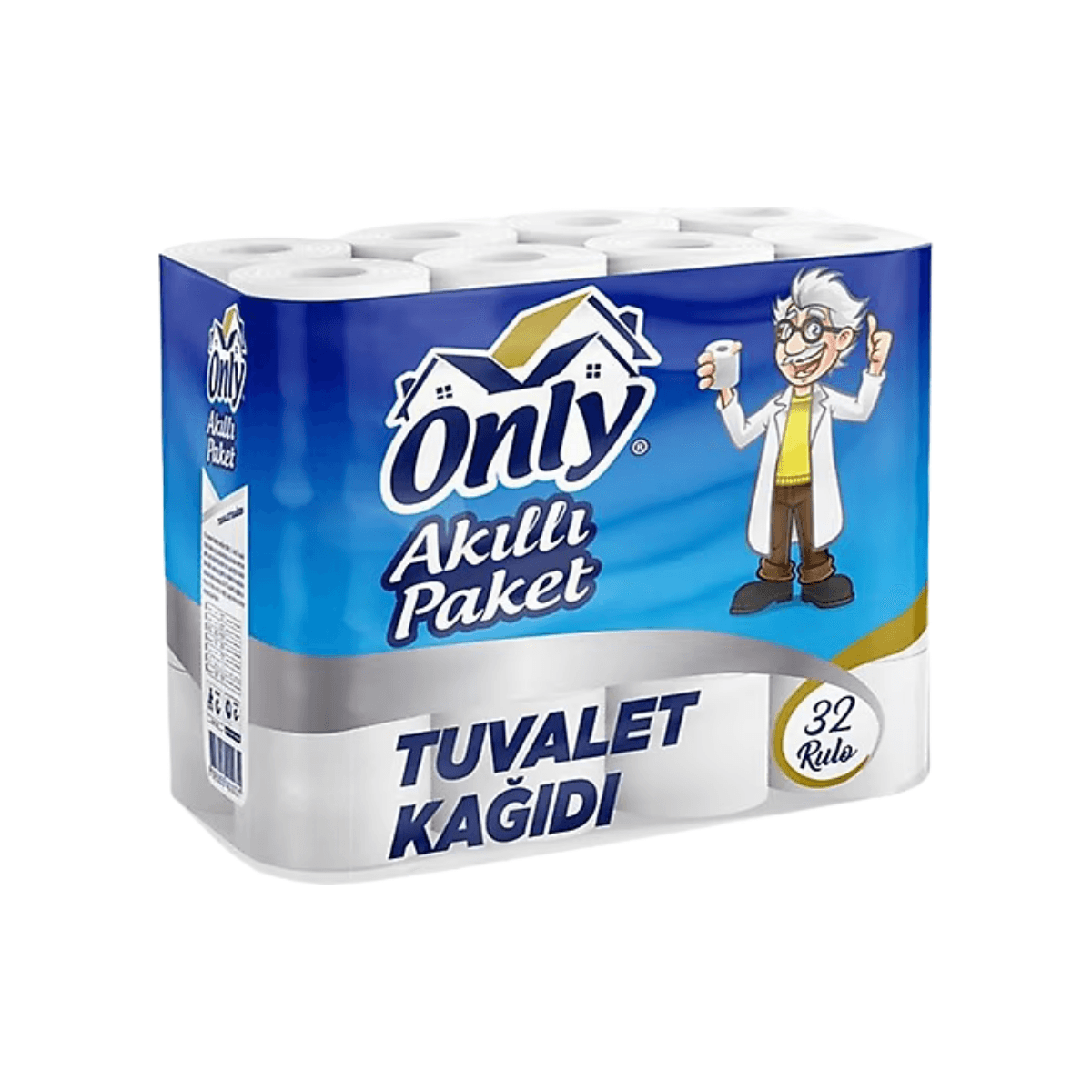 Only 32'li 2 Katlı Tuvalet Kağıdı Akıllı Paket