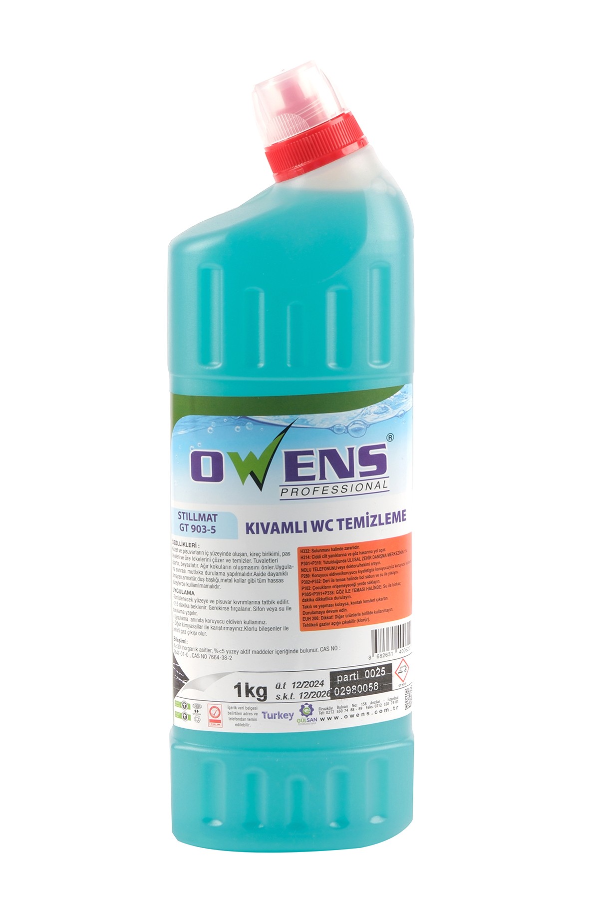 Owens Kıvamlı WC Temizleme 1kg