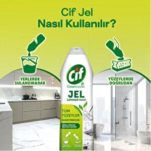 Cif Jel Tüm Yüzeyler Bahar Ferahlığı 750 ML