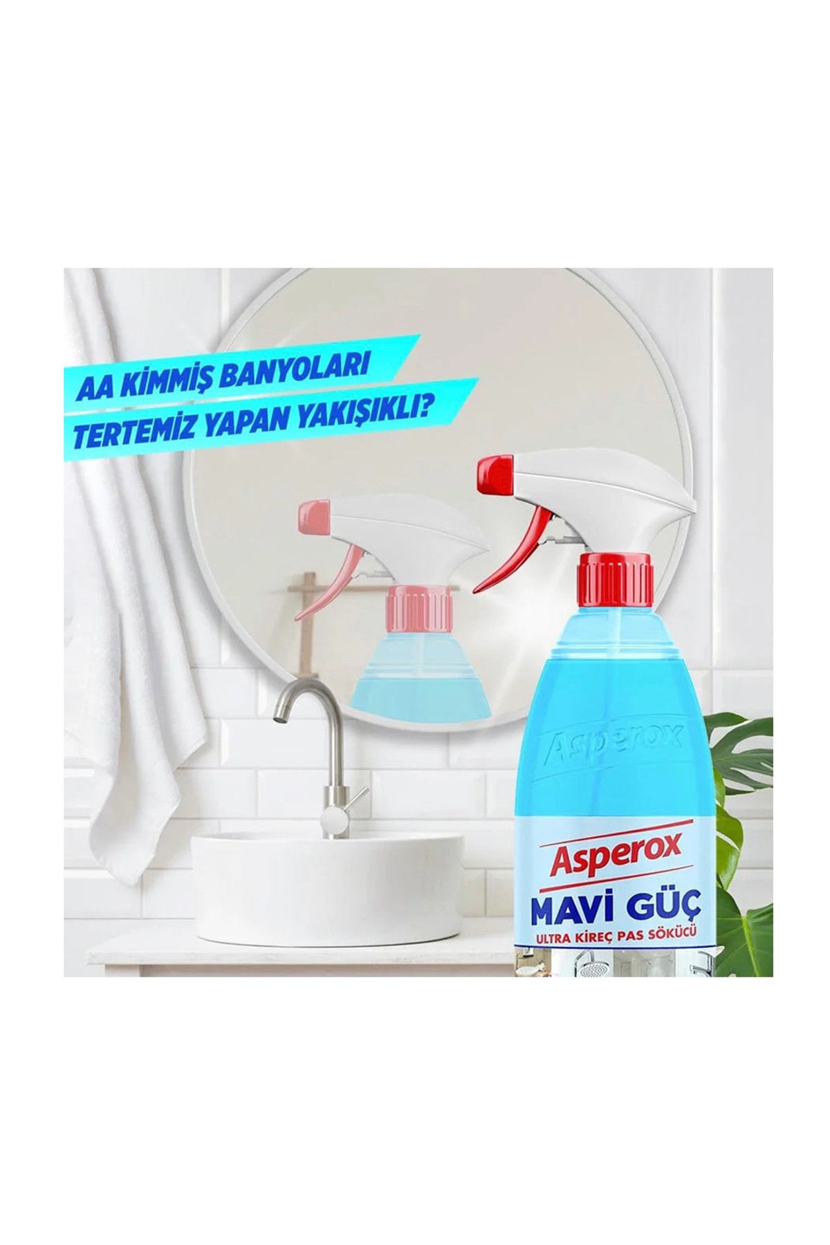 Asperox Mavi Güç Sprey 1 lt