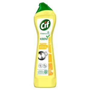 Cif Krem Yüzey Temizleyicisi Limon Kokulu 500 ML 