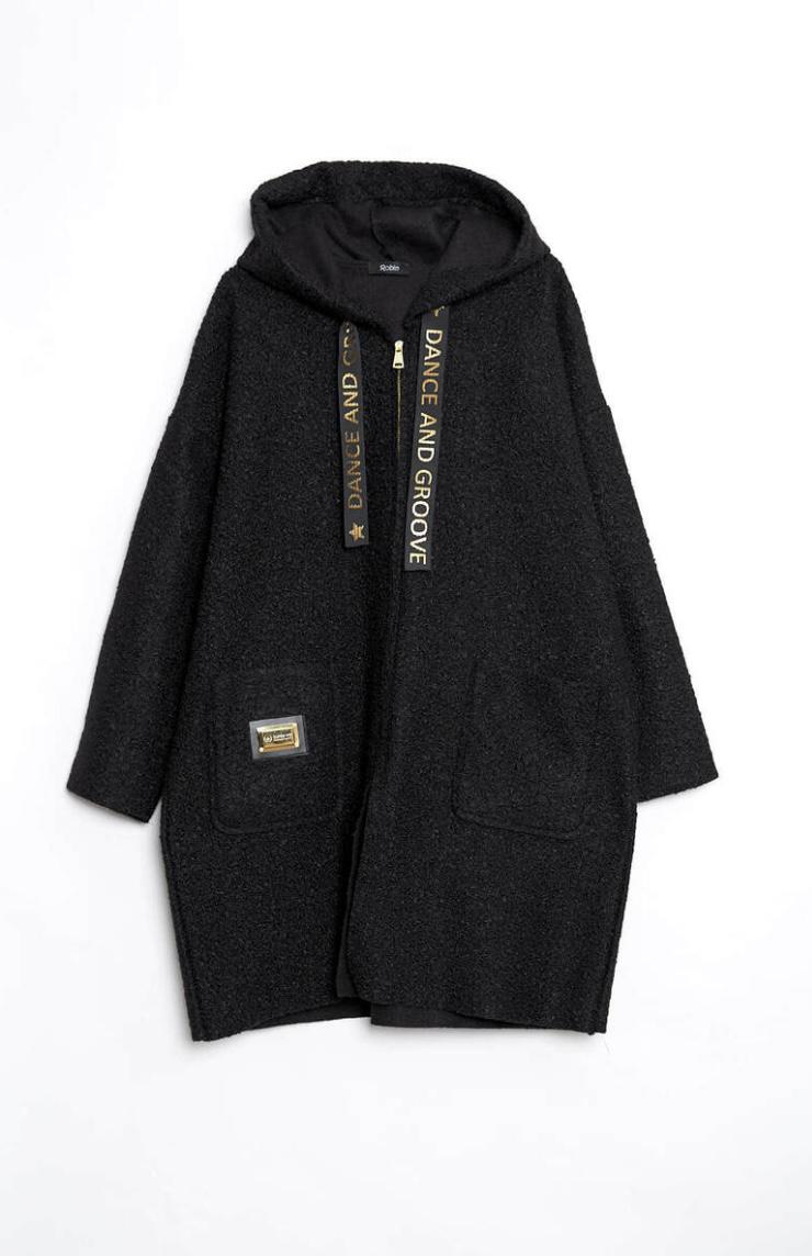 Oversize Buklet Hırka Bayan