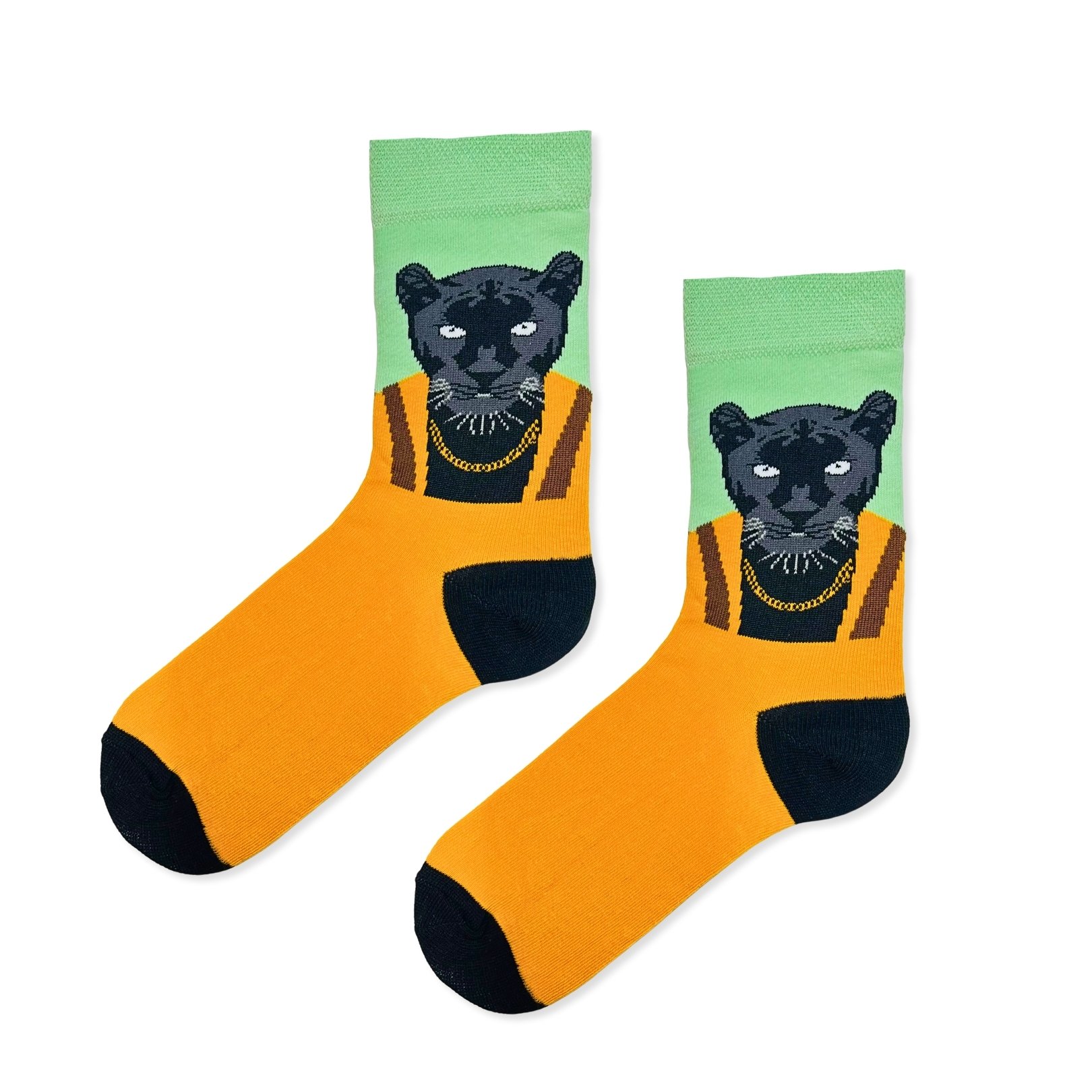 Hayvan Desenli Adam Figürlü Renkli Soket Çorap