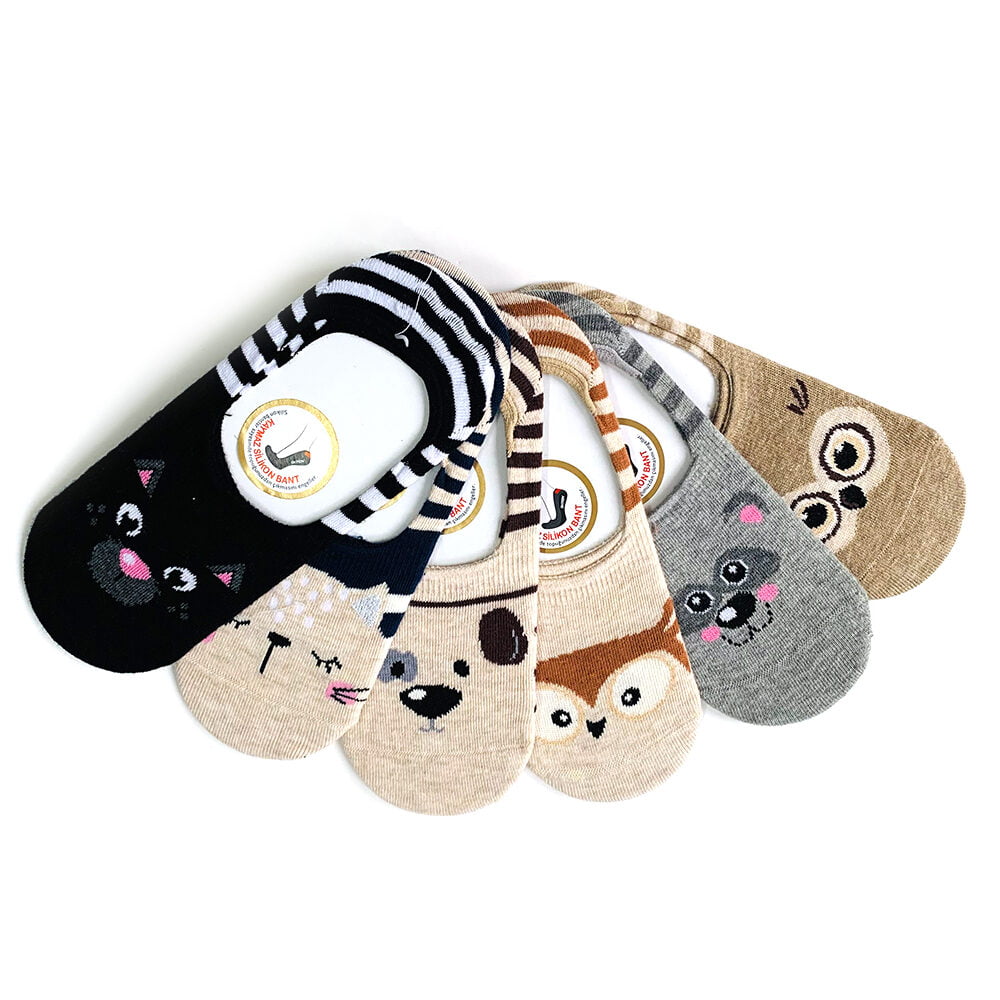 Fare Desenli Renkli Babet Çorap Kutusu