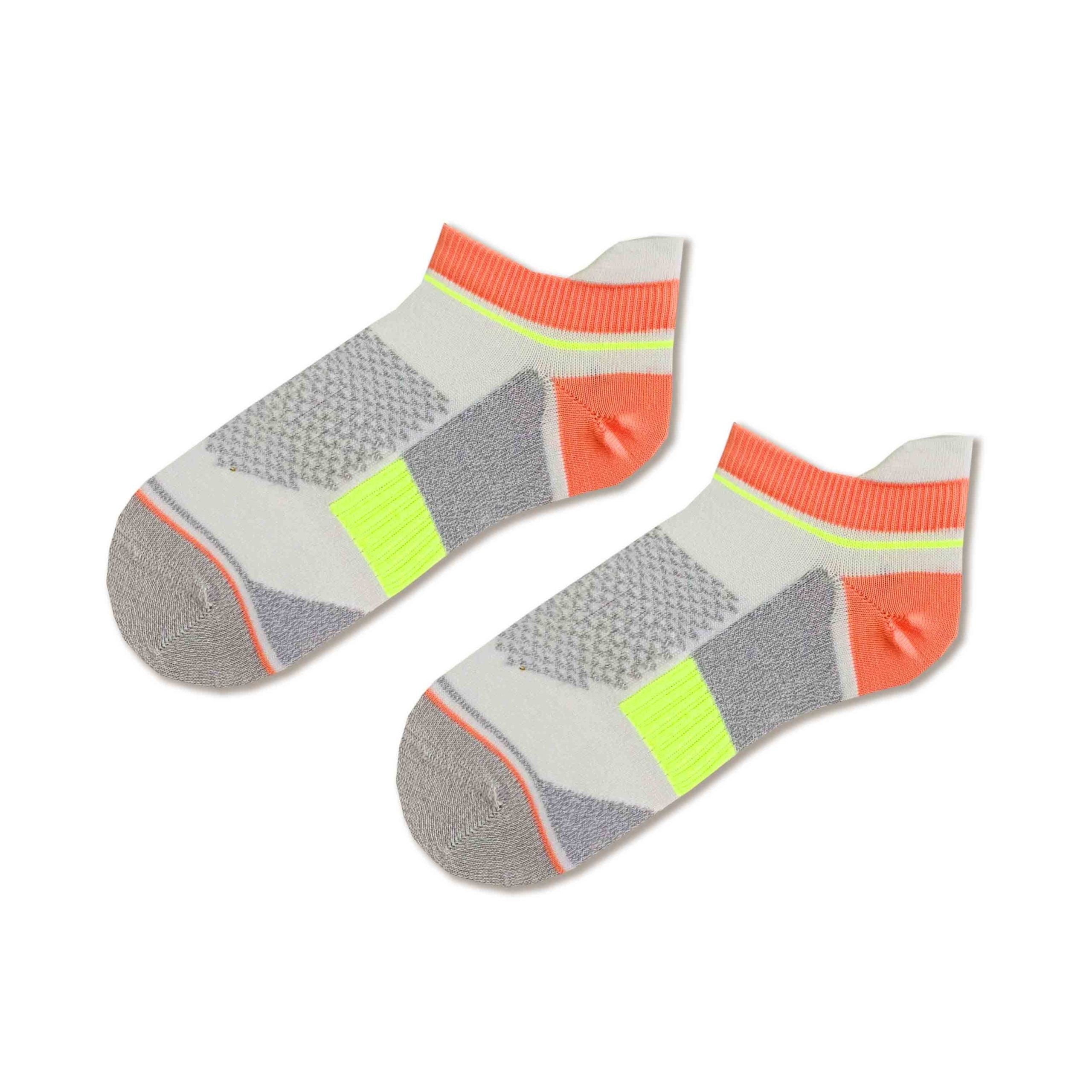 Renkli Desenli Destek Compression  Spor Kısa Patik Bilek Çorap