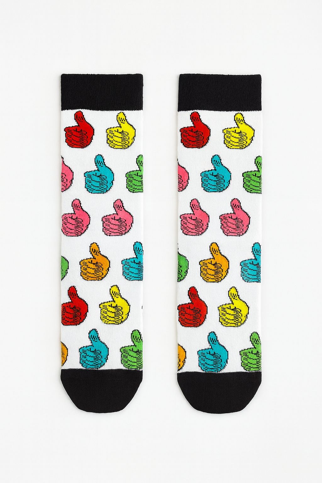 Renkli Desenli Gülen Çorap Kutusu