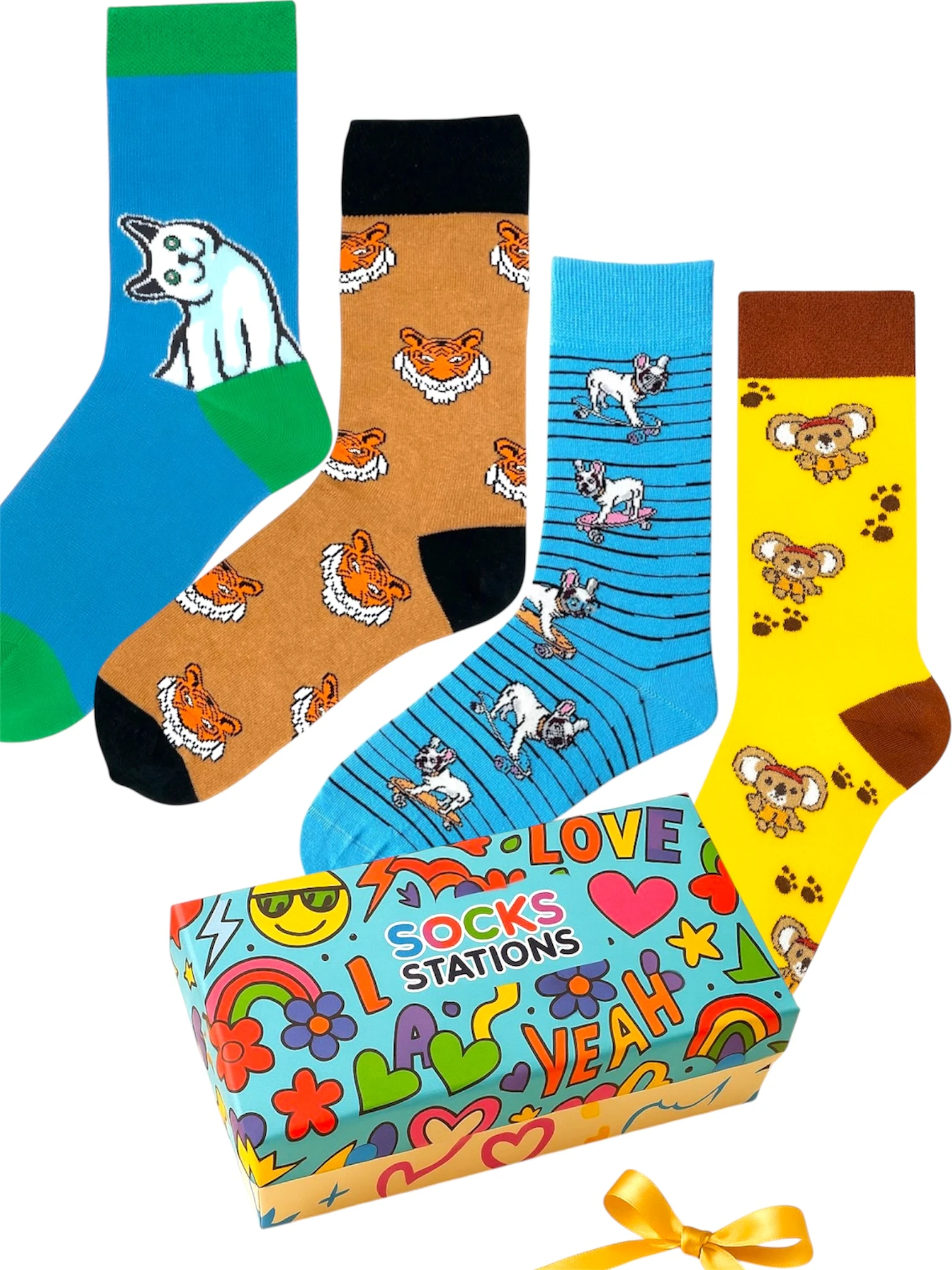 Hayvanlar Alemi Kutusu Çorapları 