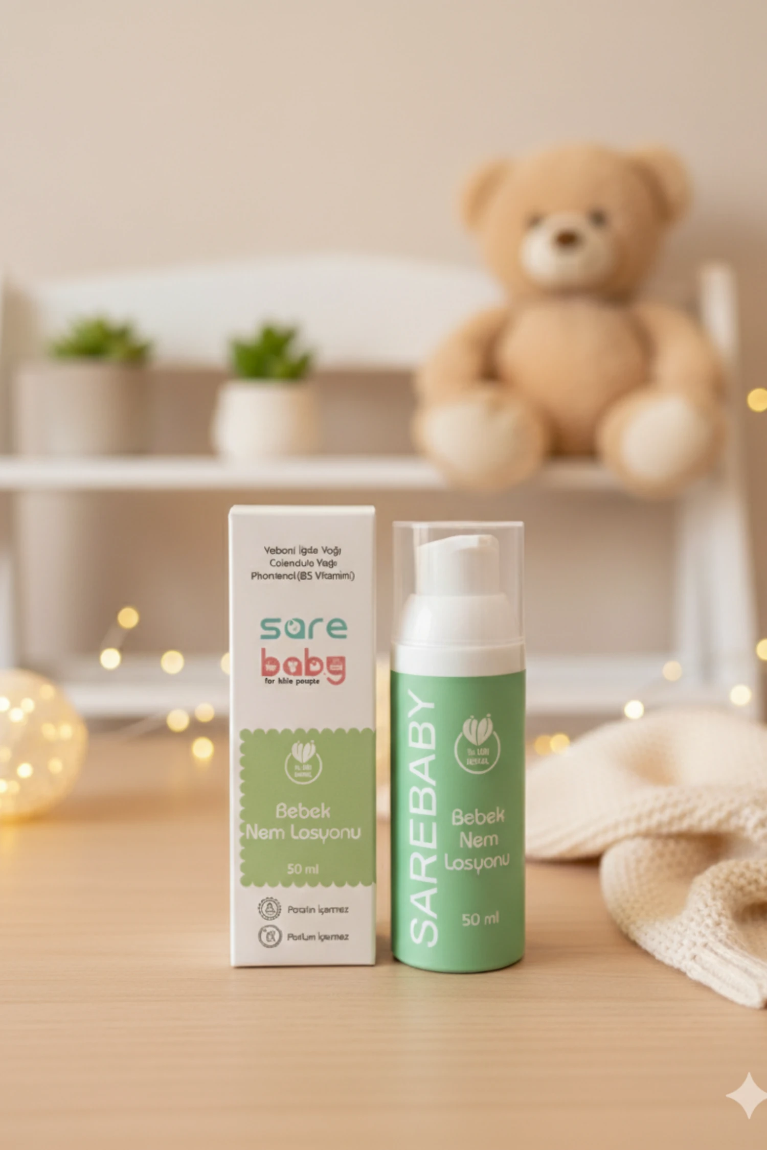 Bebek Nemlendirici Losyon %100 Doğal 50ml