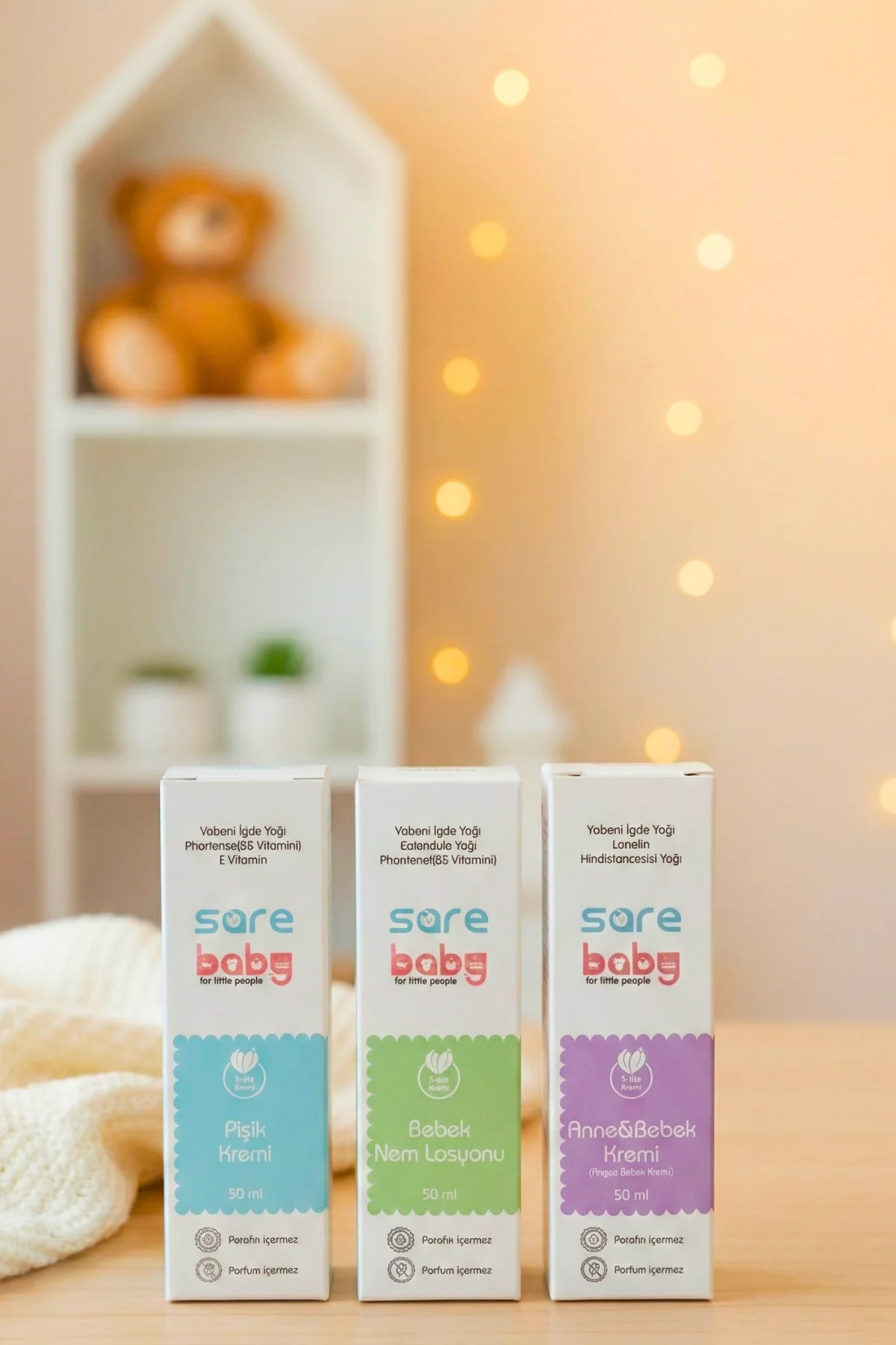 Bebek Bakım Seti %100 Doğal Avantajlı Set