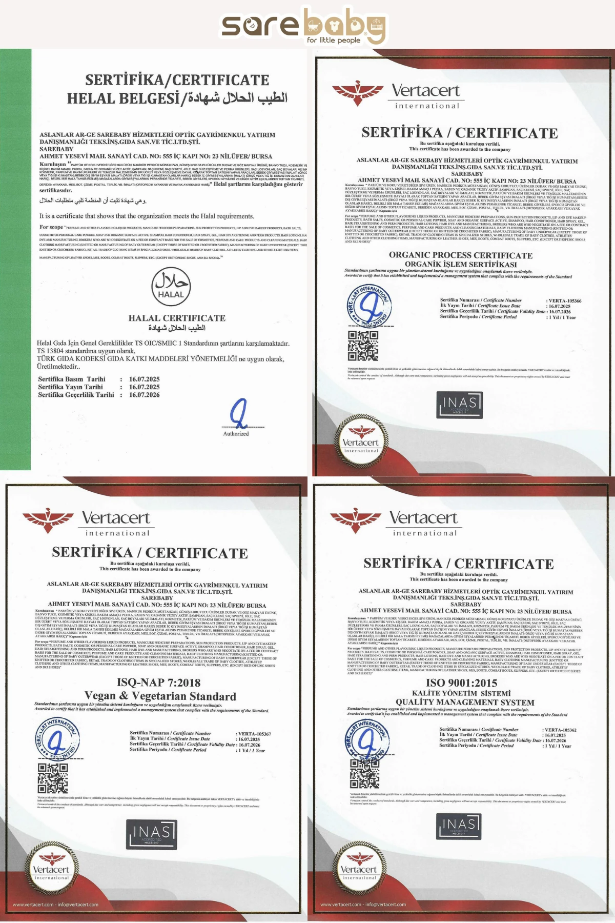 Bebek Bakım Seti %100 Doğal Avantajlı Set