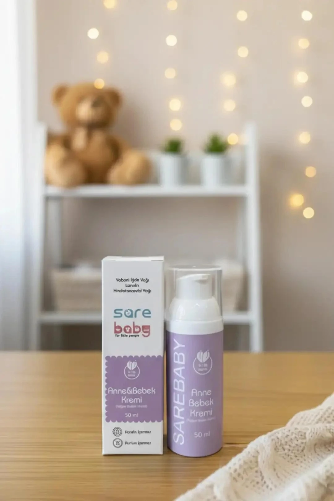 Anne Bebek Yoğun Bakım Kremi %100 Doğal 50ml