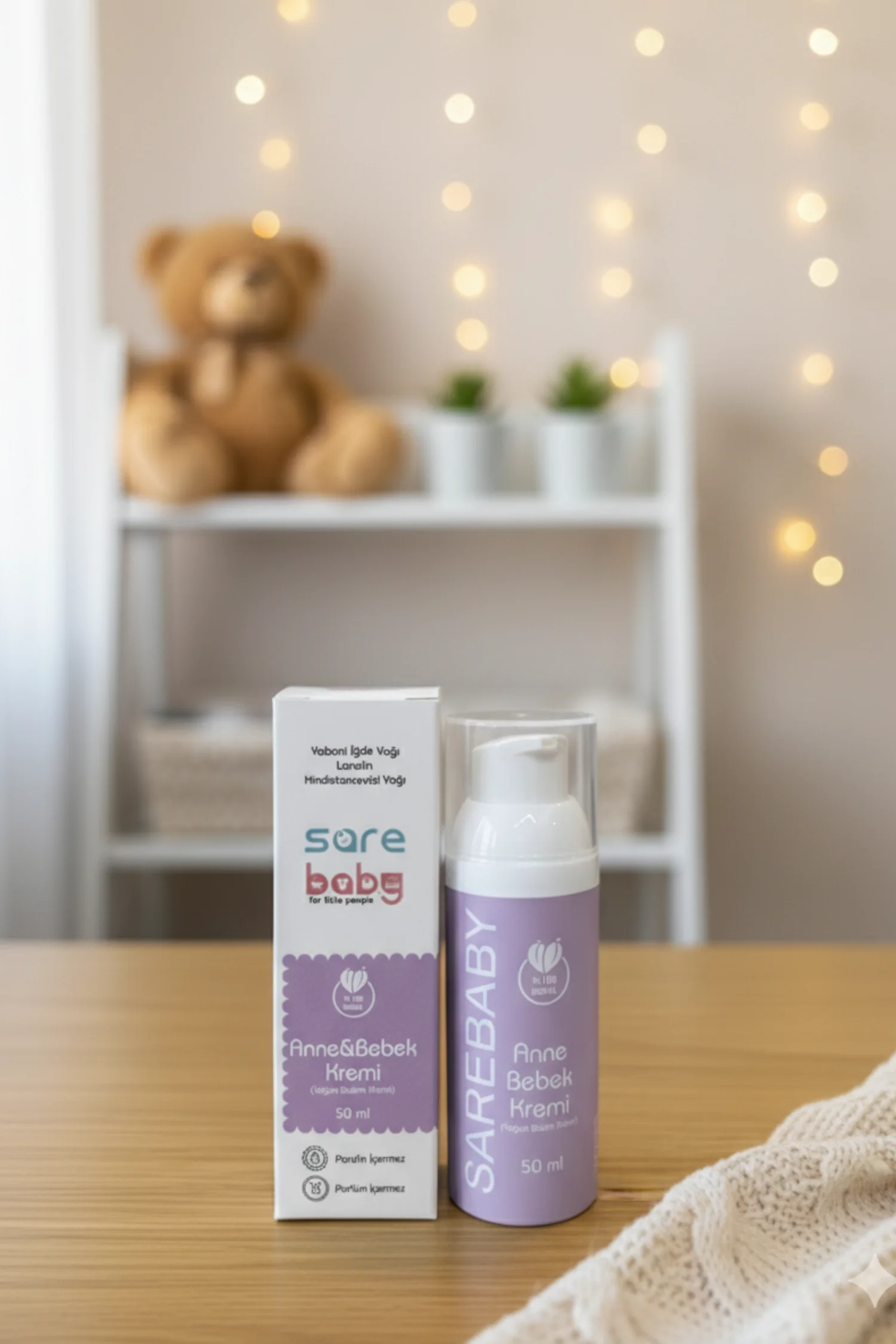 Anne Bebek Çatlak Kremi %100 Doğal 50ml