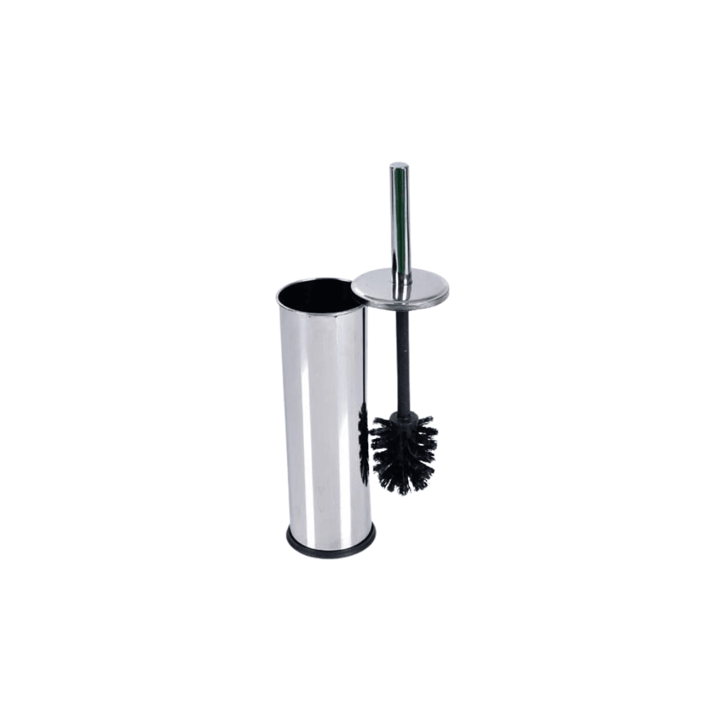 Krom Hazneli Tuvalet Fırçası Set