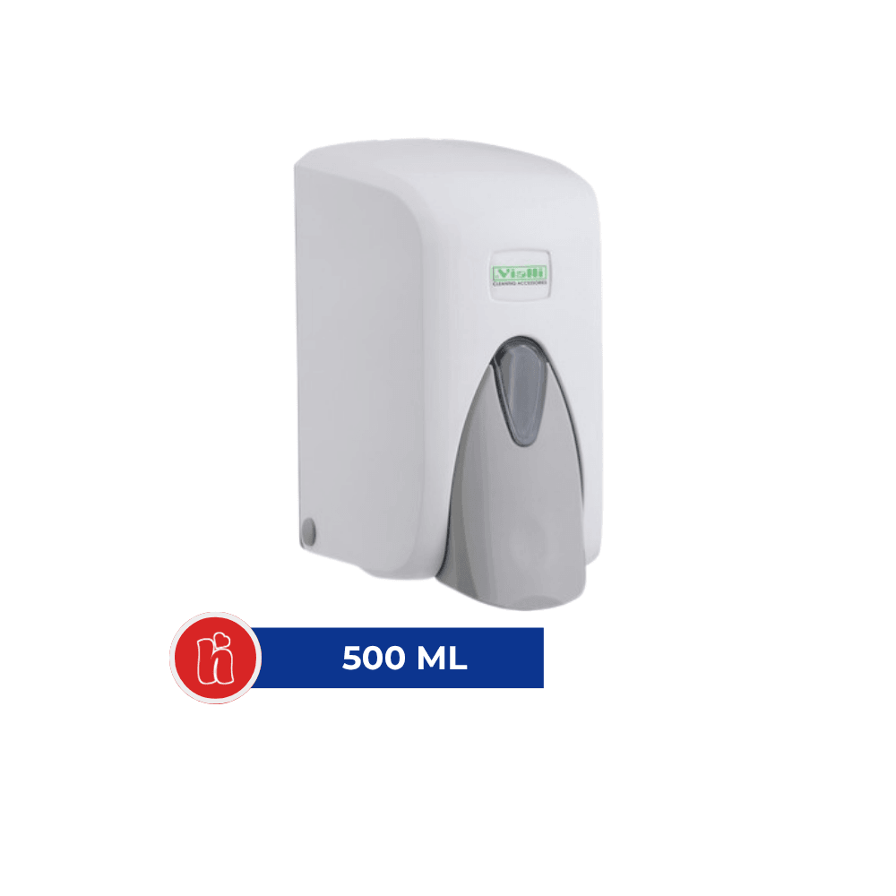 Vialli Hazneli Sıvı Sabun Dispenseri Beyaz - 500 ml